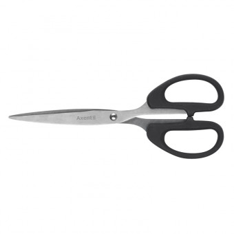 Ножницы Axent Ultra 6211-09-A, 19 см, с пластиковыми ручками, чёрные