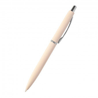 Ручка автоматическая 1.00 мм синяя "San Remo", пудровый корпус