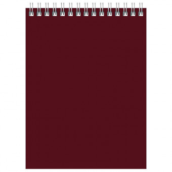 Блокнот А5 60л. на гребне BG "Для конференций", бордо