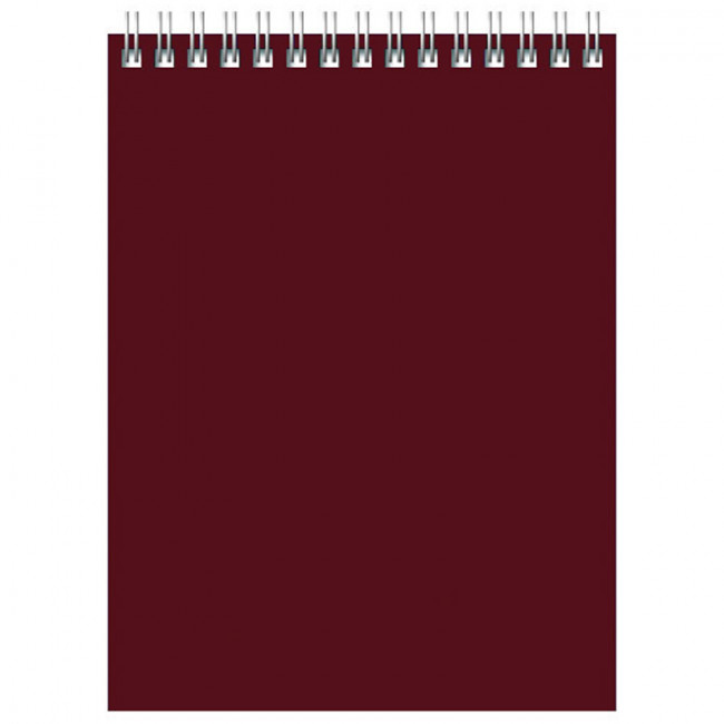 Блокнот А5 60л. на гребне BG "Для конференций", бордо Блокнот А5 60л. на гребне BG "Для конференций", бордо