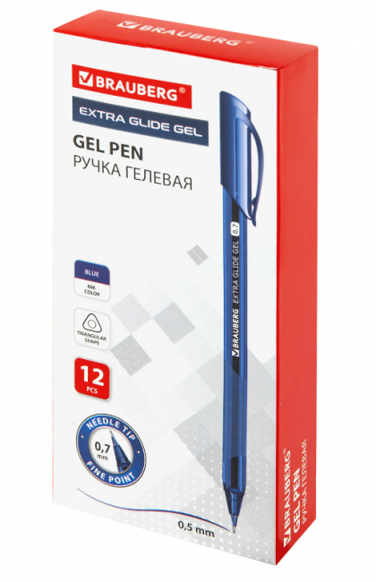 Гелевая ручка: прозрачный корпус, резиновый держатель, колпачок с цветным клипом /в цвет чернил/, диаметр пишущего узла - 0,5 mm; цвет чернил - черный.