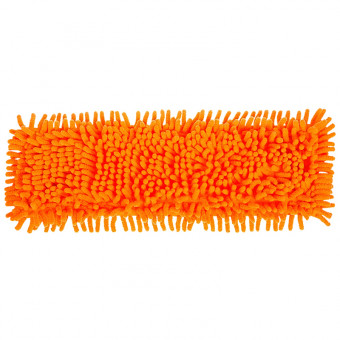 Насадка МОП 40*10см для швабры  "Professional" c кар-ми, ворс 2см,оранжевый, OfficeClean