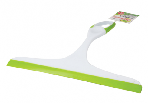 Стяжка для удаления жидкости со стекол ЛЮБАША, рабочая часть 24,5 см, пластик