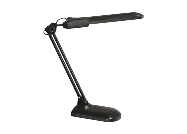 Светильник настольный "Дельта У", на подставке, люминесцентный, 11 Вт, черный, высота 35 см, 2G7