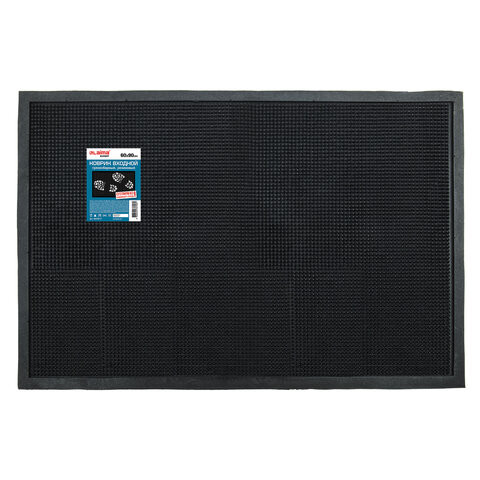 Коврик входной резиновый фактурный грязесборный 60х90 см, толщина 12 мм, LAIMA EXPERT Коврик входной резиновый фактурный грязесборный 60х90 см, толщина 12 мм, LAIMA EXPERT
