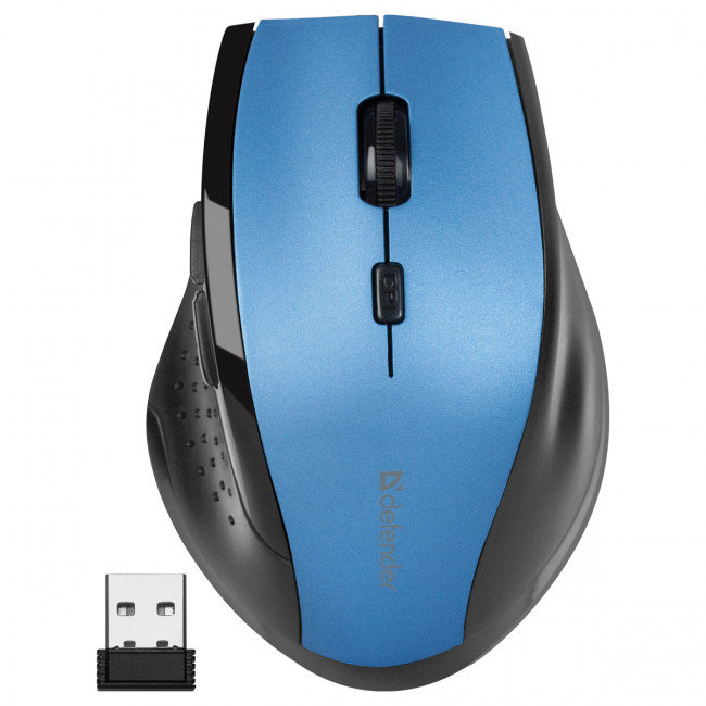 Мышь беспроводная Defender Accura MM-365, синий, 5btn+Roll Мышь беспроводная Defender Accura MM-365, синий, 5btn+Roll