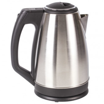 Чайник SONNEN KT-115, 1,5 л, 1500 Вт, закрытый нагревательный элемент, нержавеющая сталь, серебристый