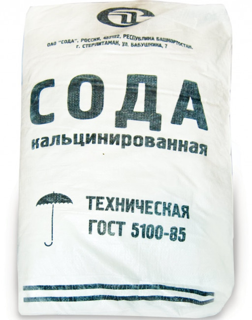 Сода кальцинированная, 25 кг