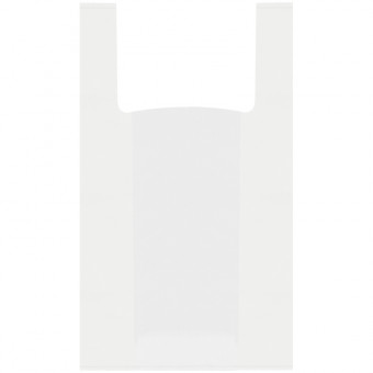 Пакет-майка OfficeClean, ПНД, 28+14*50см, 12мкм, белый