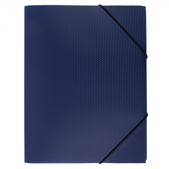 Папка на резинке "Expert Complete" PRISMA, A4 600 мкм 35 мм эффект 3D . синий