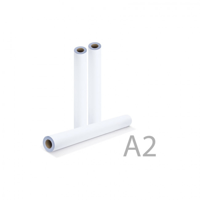 Рулон для плоттера BRAUBERG, 420 мм х 175 м, втулка 76 мм, 80 г/м2, белизна CIE 146%