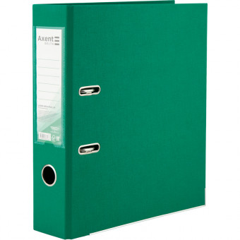 Папка-регистратор Axent Delta, двусторонняя, A4, 75 мм, разобранная, зелёная