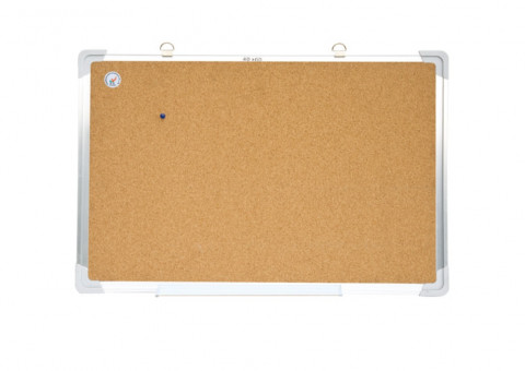 Доска пробковая 60х90 см, алюминиевая рамка, CA60*90