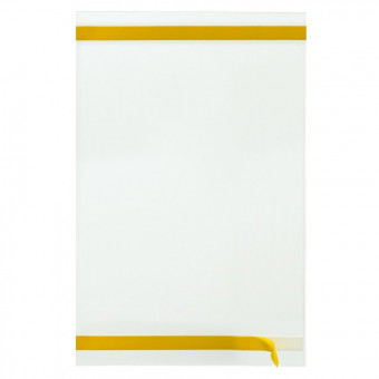 Карманы информационные самоклеящиеся PS-T, А4 вертикальные, КОМПЛЕКТ 10 шт., ПЭТ, толщина 0,3 мм