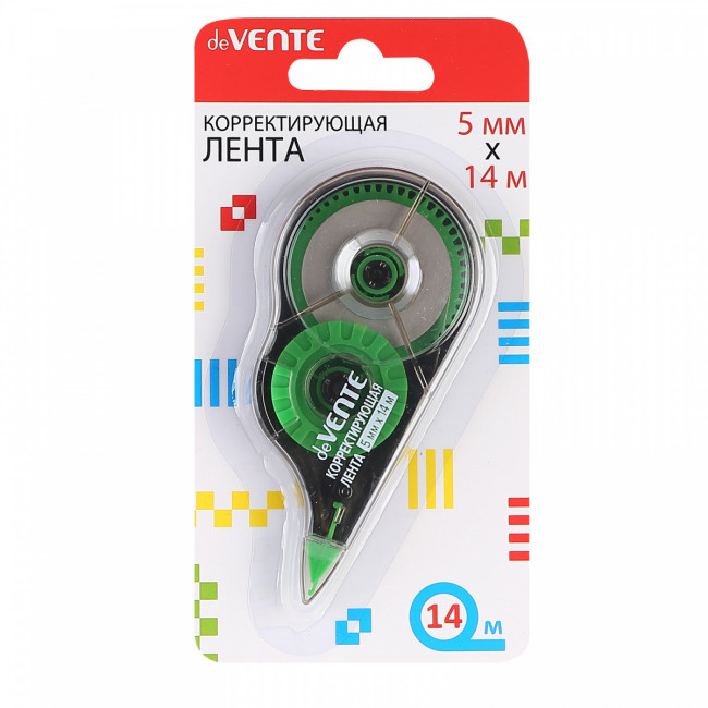 Корректирующая лента 5мм x14м, фронтальный аппликатор, deVENTE/4062109 (12)