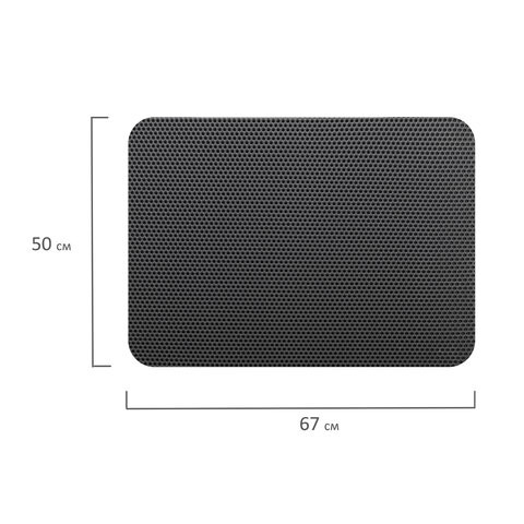 Коврик EVA / ЭВА универсальный 50х67см ячеистый (СОТЫ) применим для сушки посуды, кухни, ванной, прихожей, животных, цвет СЕРЫЙ LAIMA