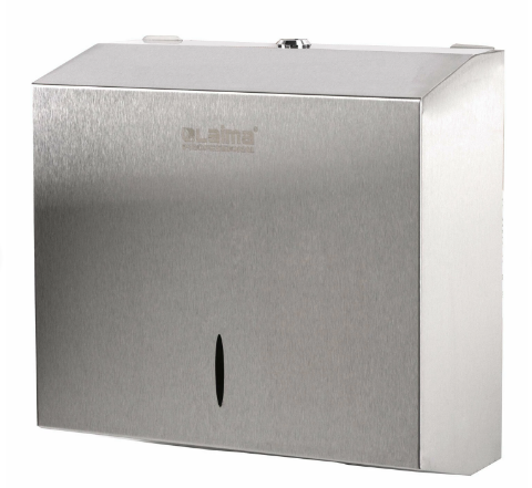 Диспенсер для полотенец LAIMA PROFESSIONAL INOX, (Система H3) V-сложения, нержавеющая сталь, матовый