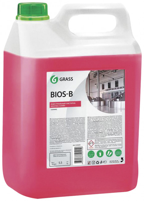 Средство моющее 5,5 кг GRASS BIOS B, для промышленного оборудования, щелочное, концентрат