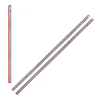 Линейка металлическая 100 см, BRAUBERG, европодвес