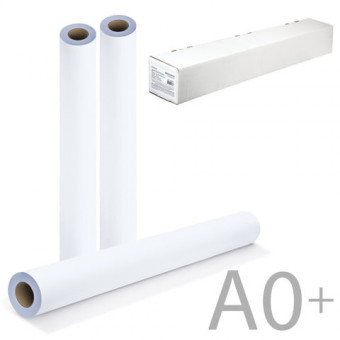 Рулон для плоттера 914 мм х 45 м х втулка 50,8 мм, 80 г/м2, белизна CIE 146%, BRAUBERG