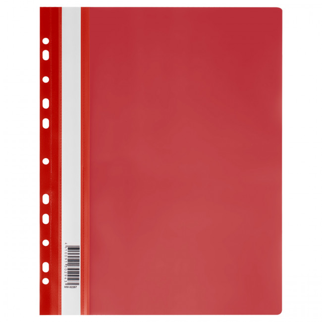 Папка-скоросшиватель А4 160мкм пластик, перфорированная, красная, СТАММ/ММ-32257 (10) Папка-скоросшиватель А4 160мкм пластик, перфорированная, красная, СТАММ/ММ-32257 (10)