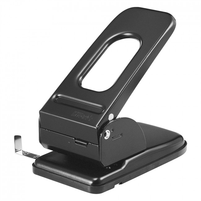 Дырокол металлический МОЩНЫЙ KW-trio, до 70 листов, черный (967)