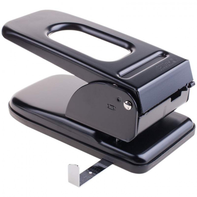 Дырокол металлический МОЩНЫЙ KW-trio, до 70 листов, черный (967)