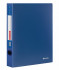 Папка на 2 кольцах BRAUBERG "Стандарт", 40 мм, синяя, до 300 листов, 0,9 мм
