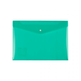 Папка-конверт   с кнопкой   "Expert Complete"   Classic   А4   180 мкр.  диагональ   . зеленый