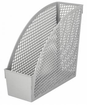 Лоток вертик. STAFF "Profit", 270х100х250 мм, сетчатый, полипропилен, серый, 237252