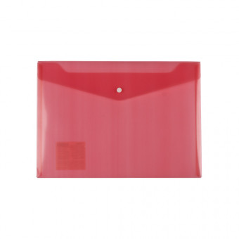 Папка-конверт А4 180мкр на кнопке, красный, Classic Expert Complete/2205317 (20)