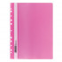 Скоросшиватель пластиковый с перфорацией BRAUBERG, А4, 140/180 мкм, розовый