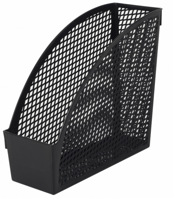 Лоток вертик. STAFF "Profit", 270х100х250 мм, сетчатый, полипропилен, черный, 237253