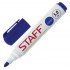 Маркер стираемый для белой доски СИНИЙ, STAFF "Manager", 5 мм, с клипом