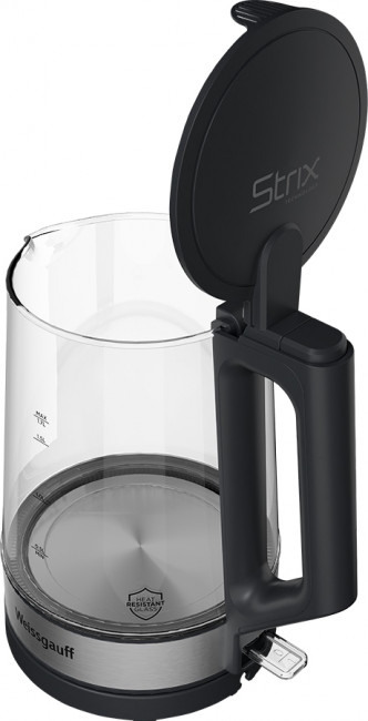 Чайник электрический Weissgauf WK 1700 EcoGlass Graphite