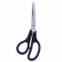 Ножницы BRAUBERG "Soft Grip", 190 мм, черно-синие, резиновые вставки, 3-х сторонняя заточка