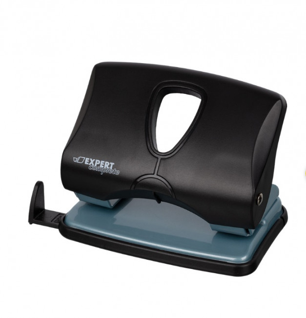 Дырокол пластиковый "Expert Complete"  20 листов, черный