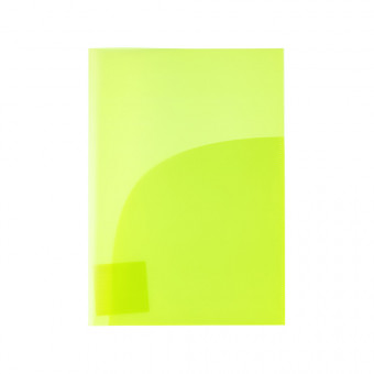 Папка-уголок (2 кармана)   "Expert Complete"   NEON   А4   180 мкр.  песок   . лайм