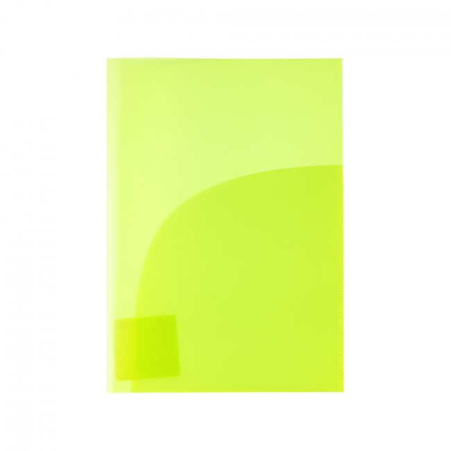 Папка-уголок (2 кармана)   "Expert Complete"   NEON   А4   180 мкр.  песок   . лайм
