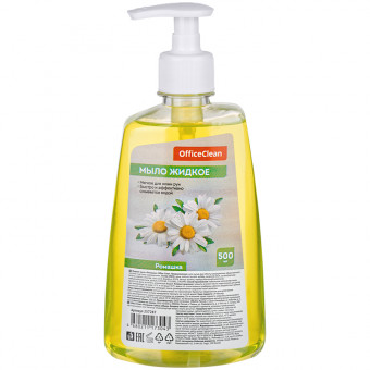 Мыло жидкое OfficeClean "Ромашка", с дозатором, 500мл