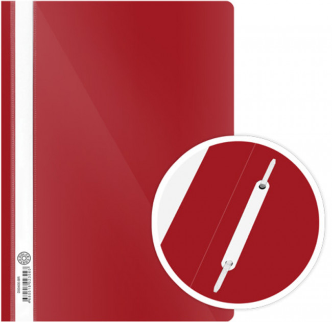 Папка-скоросшиватель А4 DOLCE COSTO Эконом бордовая (25)