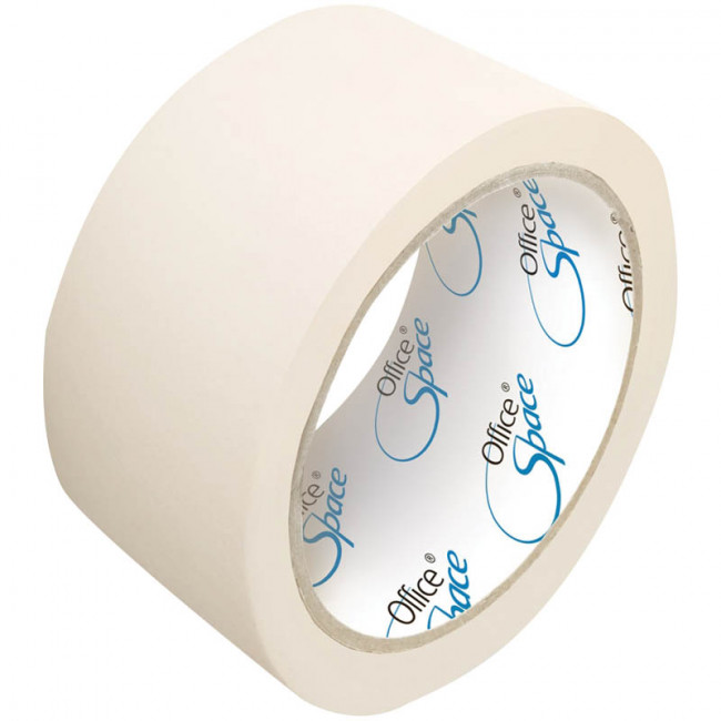 Клейкая лента малярная 48 мм*24 м ШК (Спейс) (Россия) (6/36)