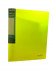 Папка на 4 О-кольцах PRISMA NEON WENZER OFFiCE А4, 25 мм, 700 мкм, эффект 3D, желтая, 13082024