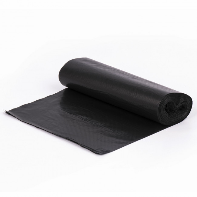 Мешки для мусора 120 л, черные, в рулоне 10 шт., ПНД, 18 мкм, 70х110 см (±5%), прочные, ЛАЙМА