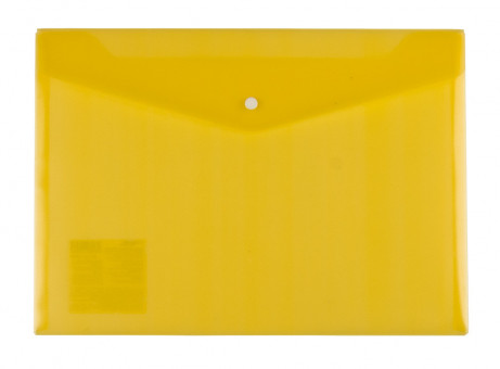Папка-конверт   с кнопкой   "Expert Complete"   Classic Lite   А4   120 мкр.  диагональ   . желтый