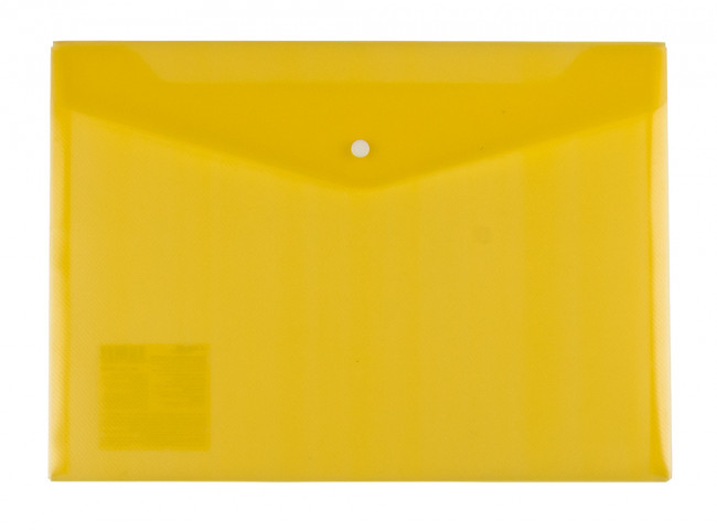 Папка-конверт   с кнопкой   "Expert Complete"   Classic Lite   А4   120 мкр.  диагональ   . желтый