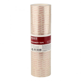 Лента клейкая канцелярская Axent 18 мм х 10 ярд, 40 мкм