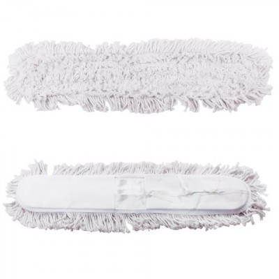 Насадка МОП плоская 90 см для цельной швабры-рамки, завязки, для швабр 601506/603603, LAIMA