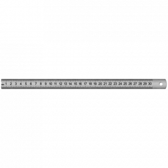 Линейка 30см стальная, ПВХ чехол с европодвесом (Спейс) (Китай) (12)