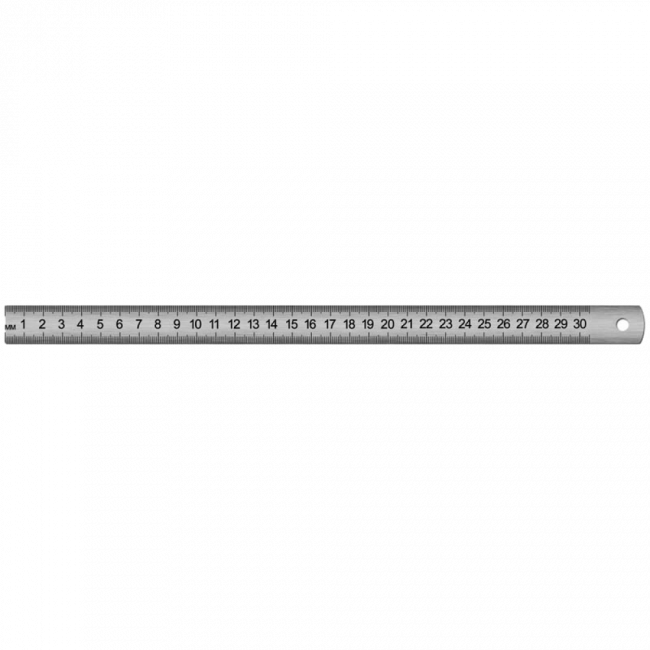 Линейка 30см стальная, ПВХ чехол с европодвесом (Спейс) (Китай) (12)